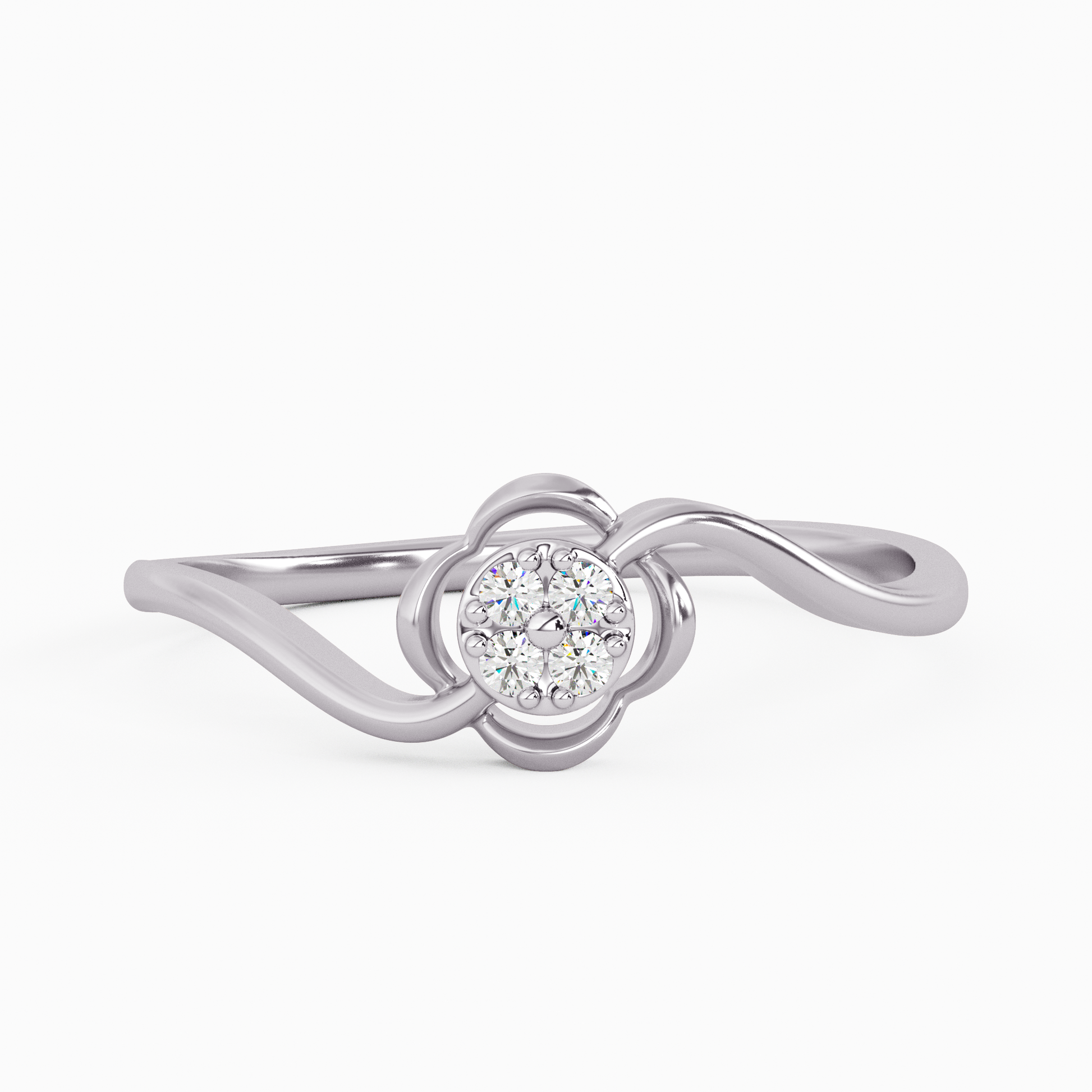 Exceptional Freesia Gold and Diamond Ring