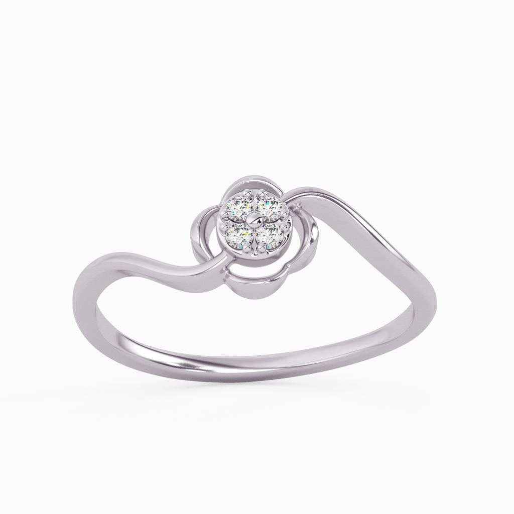 Exceptional Freesia Gold and Diamond Ring