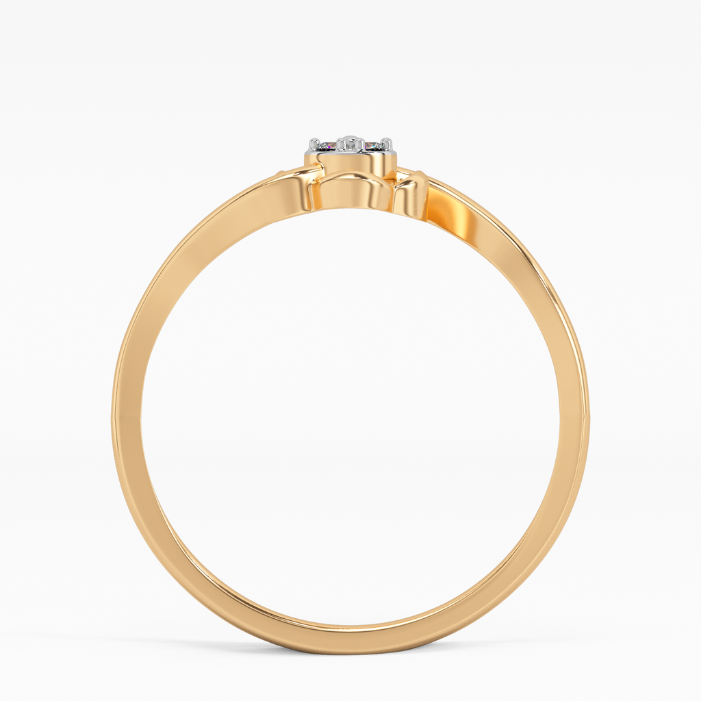 Exceptional Freesia Gold and Diamond Ring