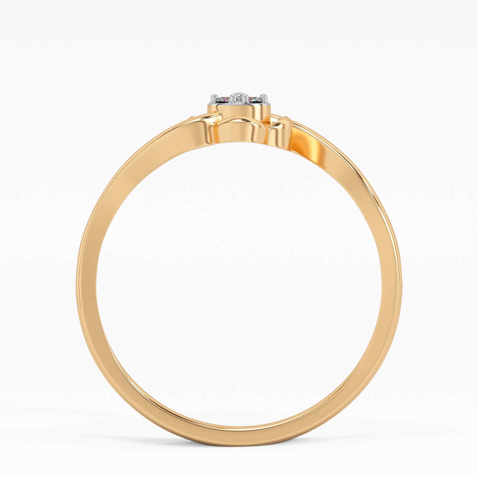 Exceptional Freesia Gold and Diamond Ring