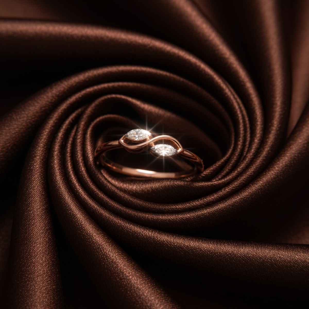 Iconic Hyacinth Gold and Diamond Ring