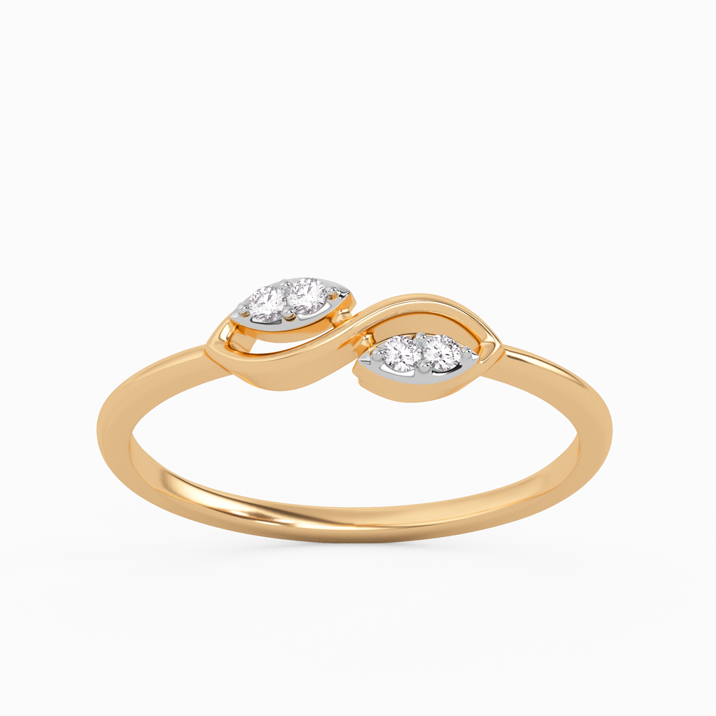 Iconic Hyacinth Gold and Diamond Ring