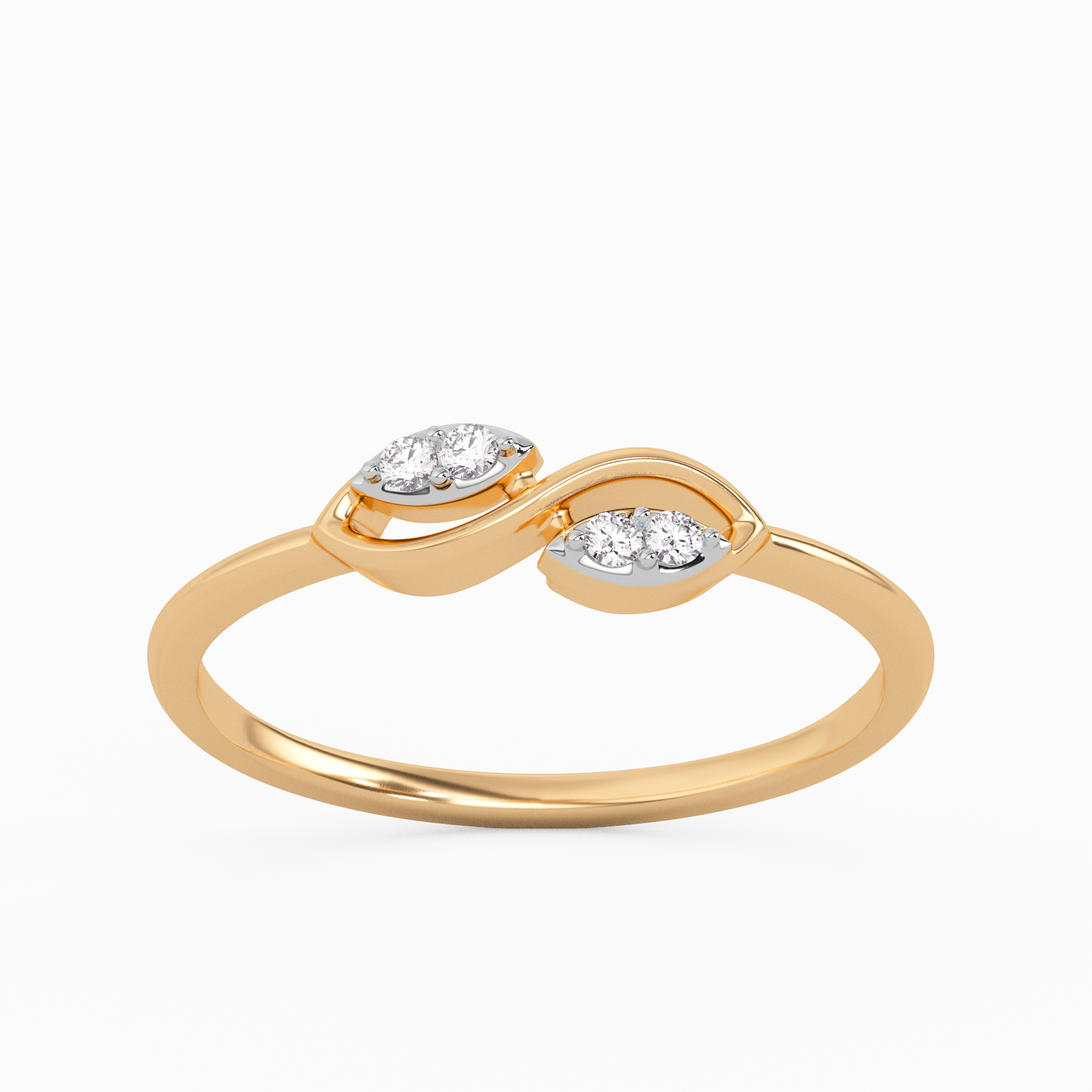 Iconic Hyacinth Gold and Diamond Ring