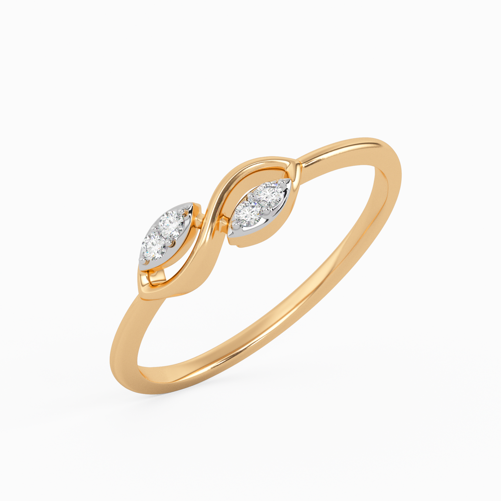 Iconic Hyacinth Gold and Diamond Ring