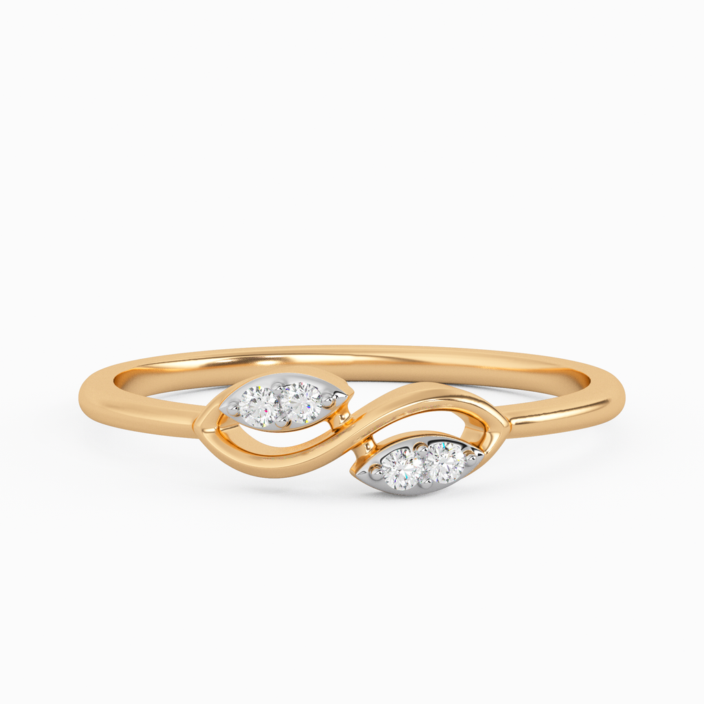 Iconic Hyacinth Gold and Diamond Ring
