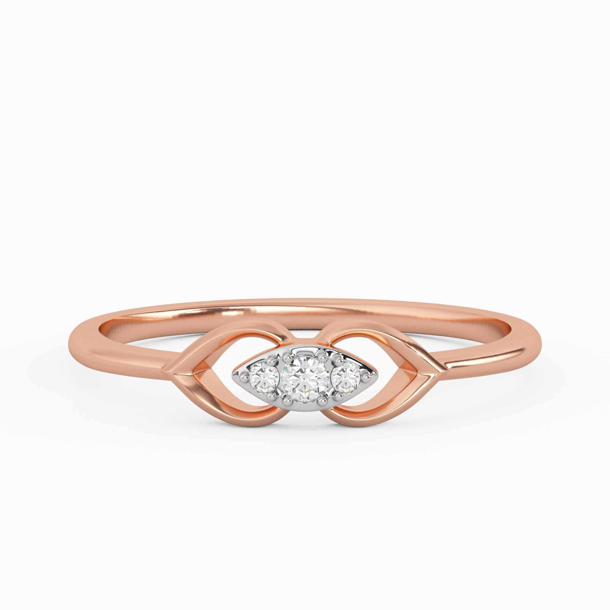 Shiny and Irresistible Gold and Diamond Ring