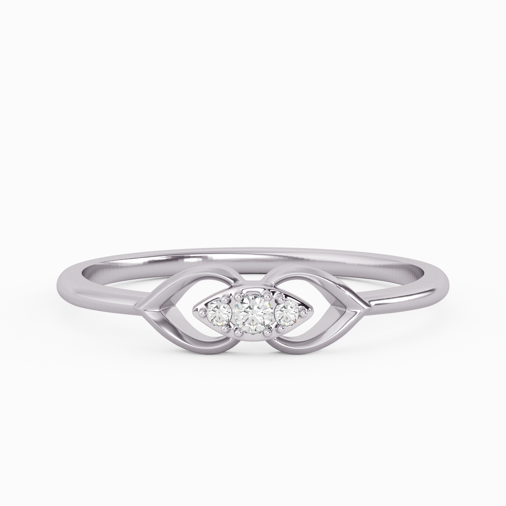 Shiny and Irresistible Gold and Diamond Ring