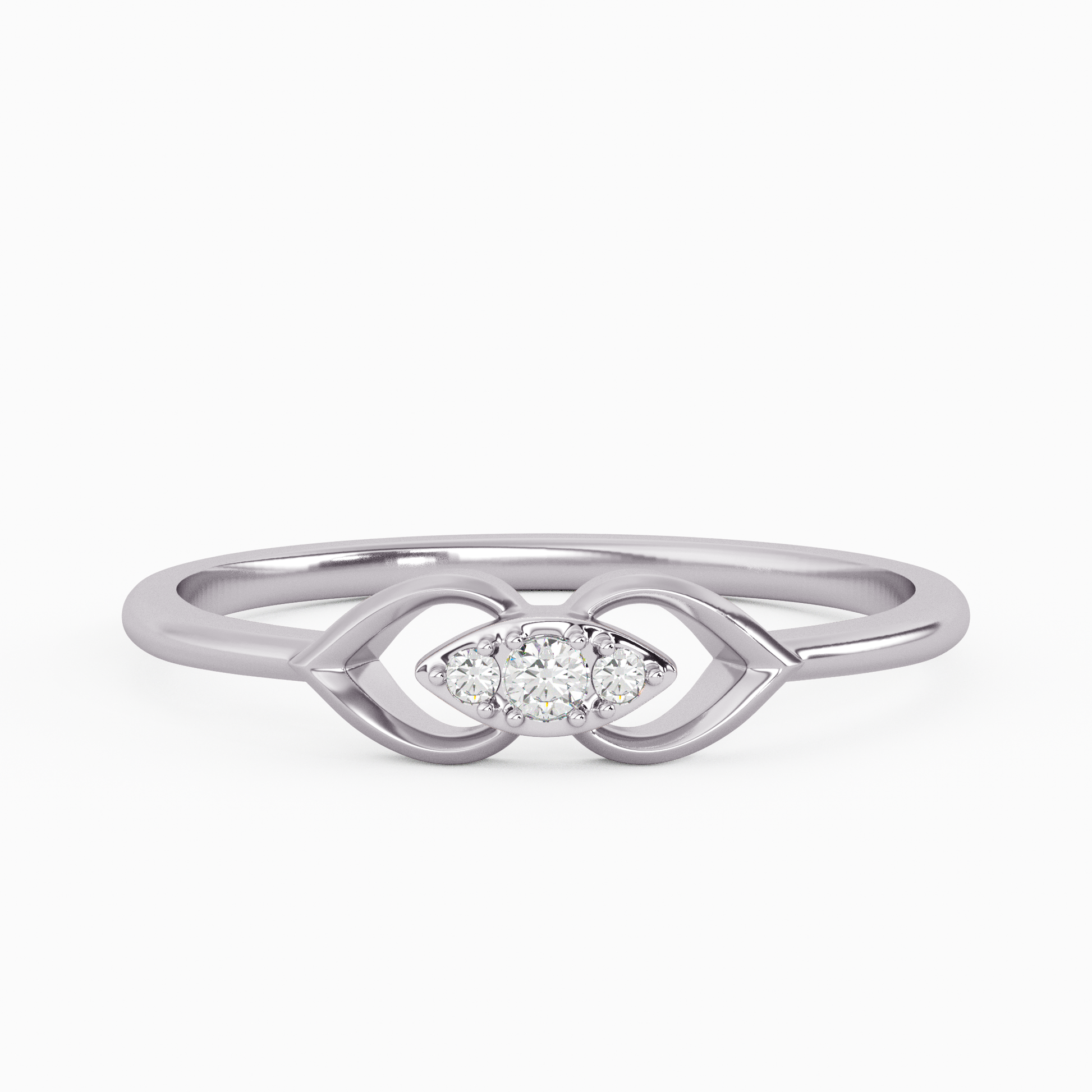 Shiny and Irresistible Gold and Diamond Ring