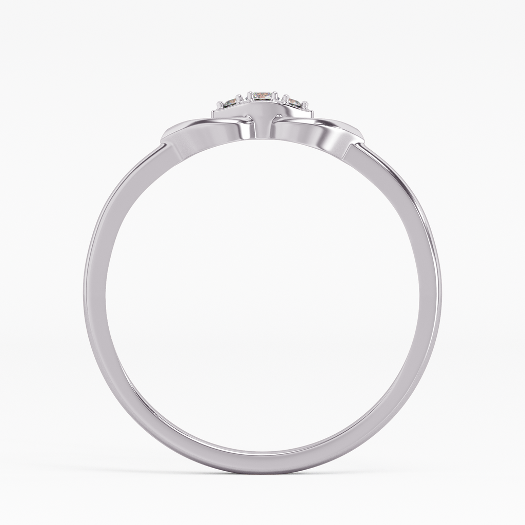 Shiny and Irresistible Gold and Diamond Ring