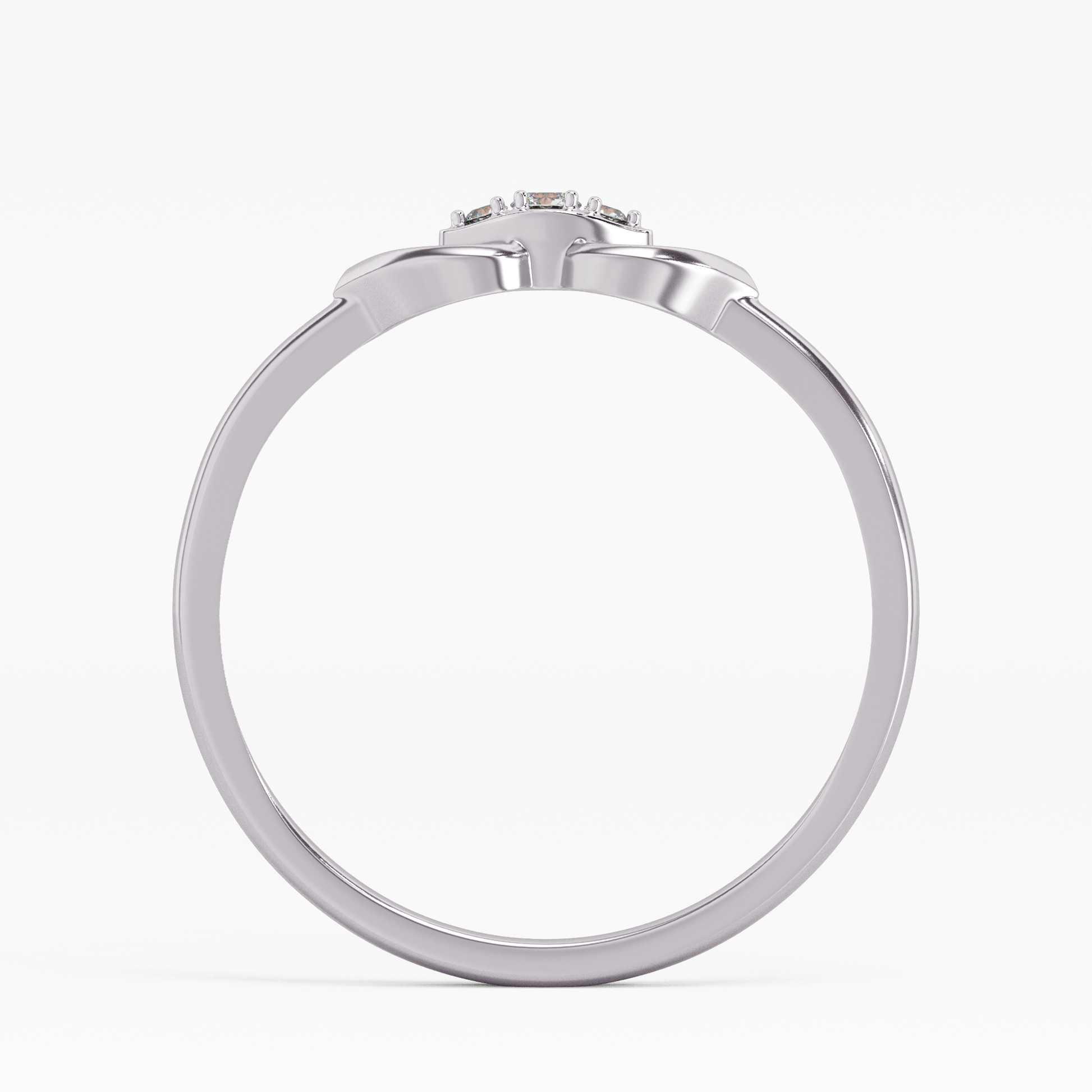 Shiny and Irresistible Gold and Diamond Ring