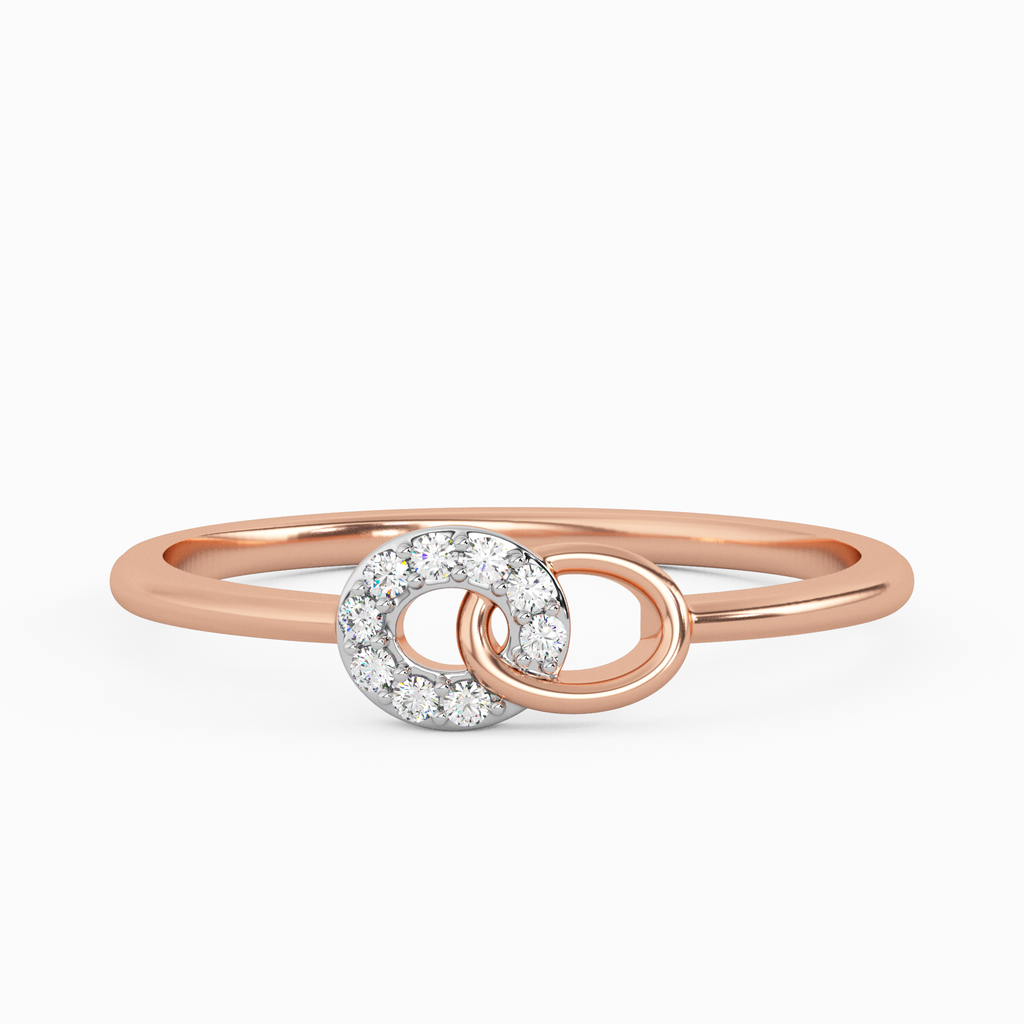 Ornamental Opulence Gold and Diamond Ring