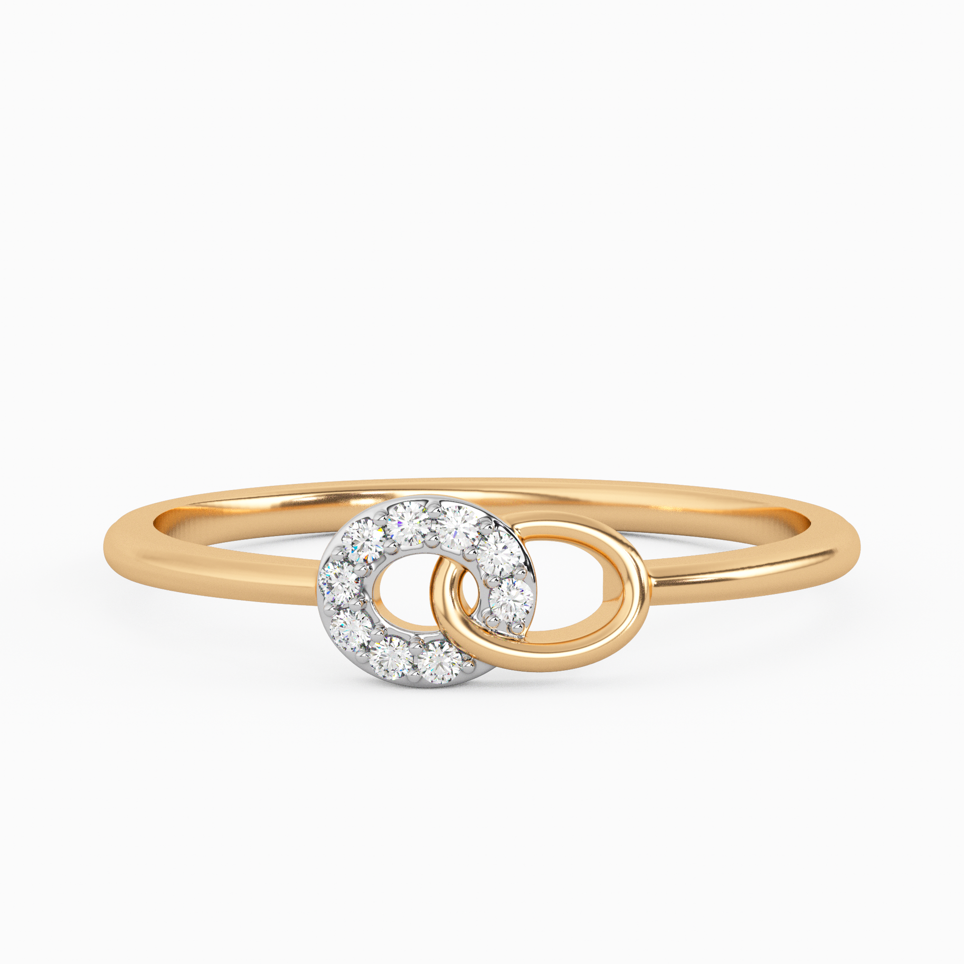 Ornamental Opulence Gold and Diamond Ring