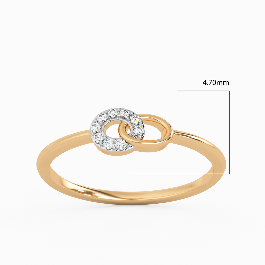 Ornamental Opulence Gold and Diamond Ring