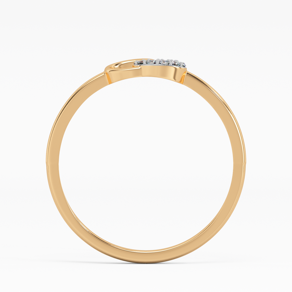 Ornamental Opulence Gold and Diamond Ring