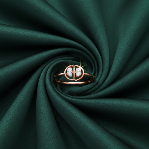 Sparkling Sentiments Gold and Diamond Ring