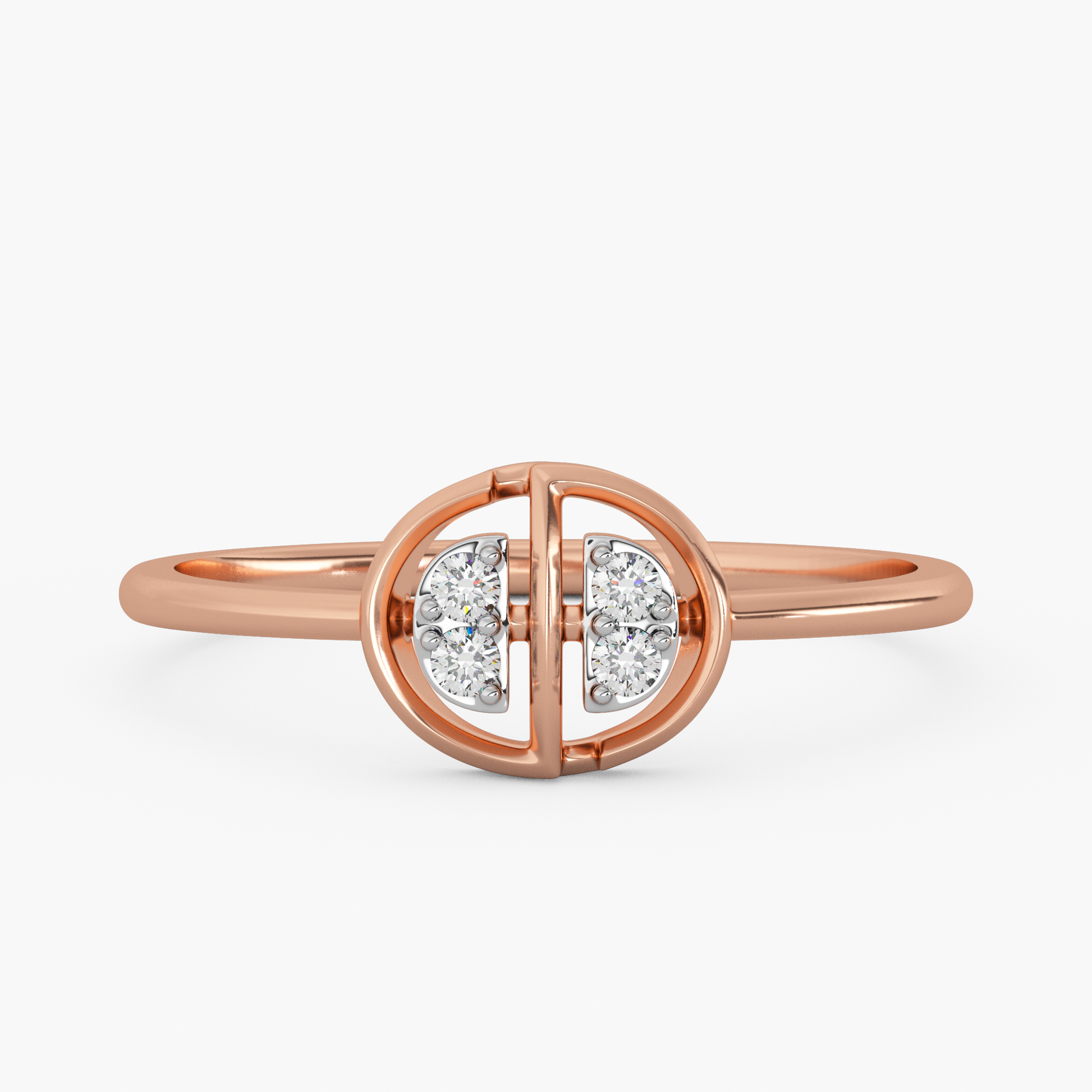 Sparkling Sentiments Gold and Diamond Ring