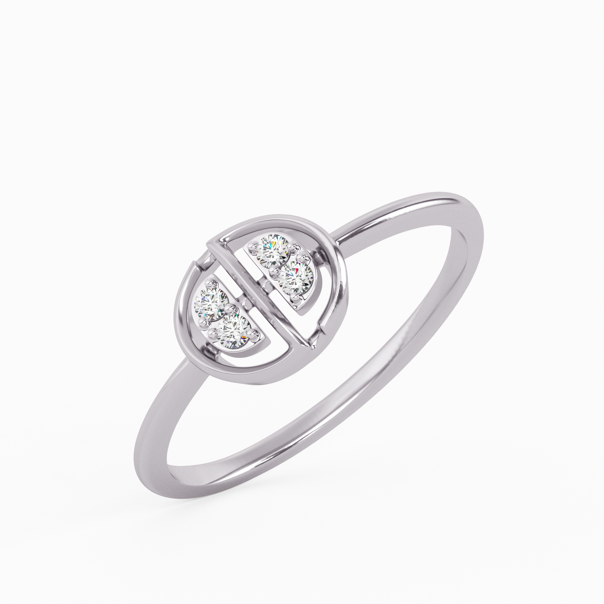 Sparkling Sentiments Gold and Diamond Ring