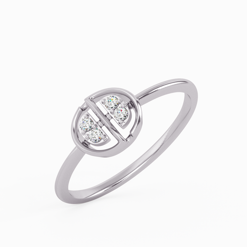 Sparkling Sentiments Gold and Diamond Ring