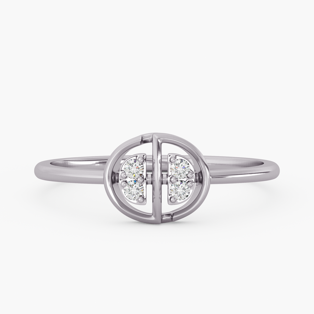 Sparkling Sentiments Gold and Diamond Ring