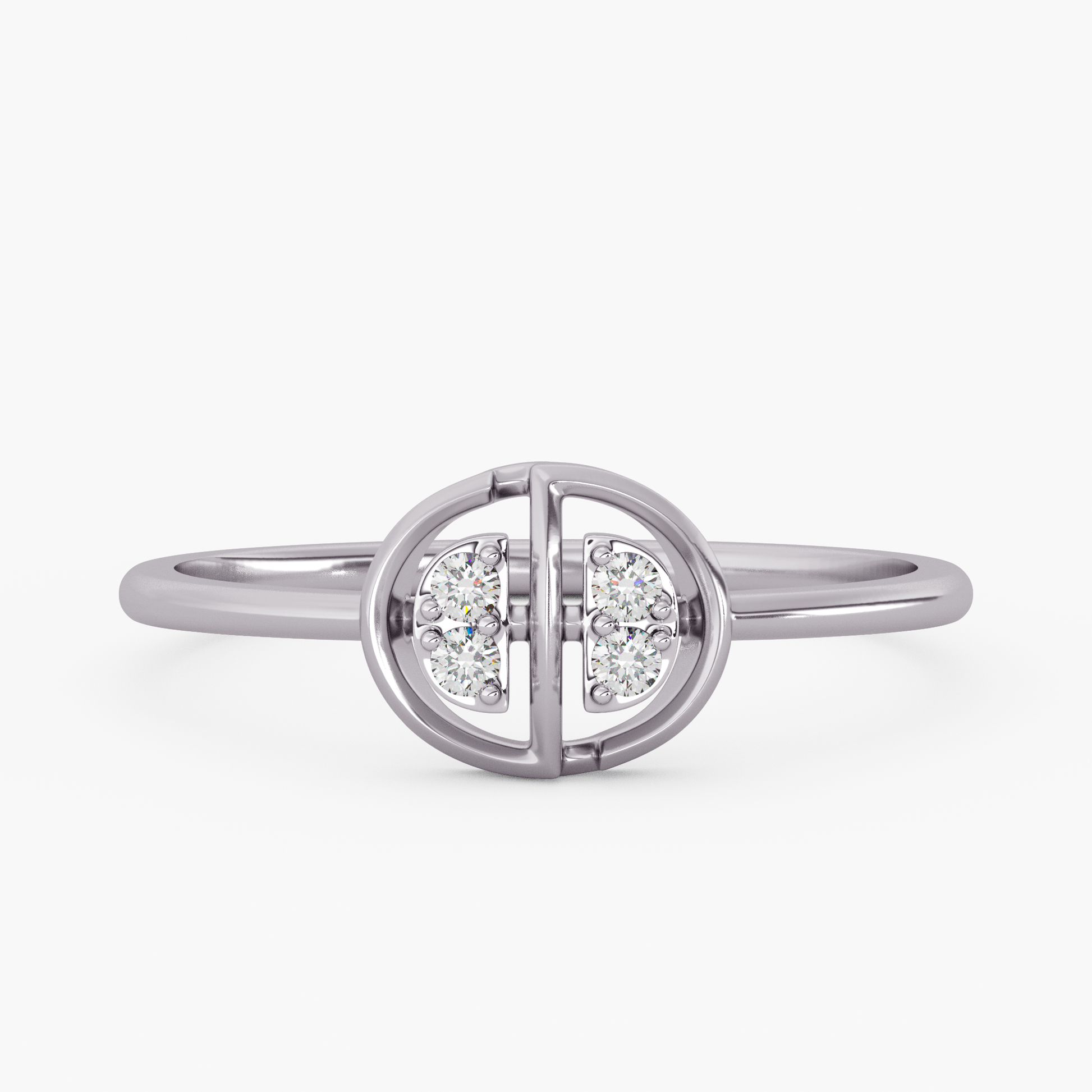 Sparkling Sentiments Gold and Diamond Ring