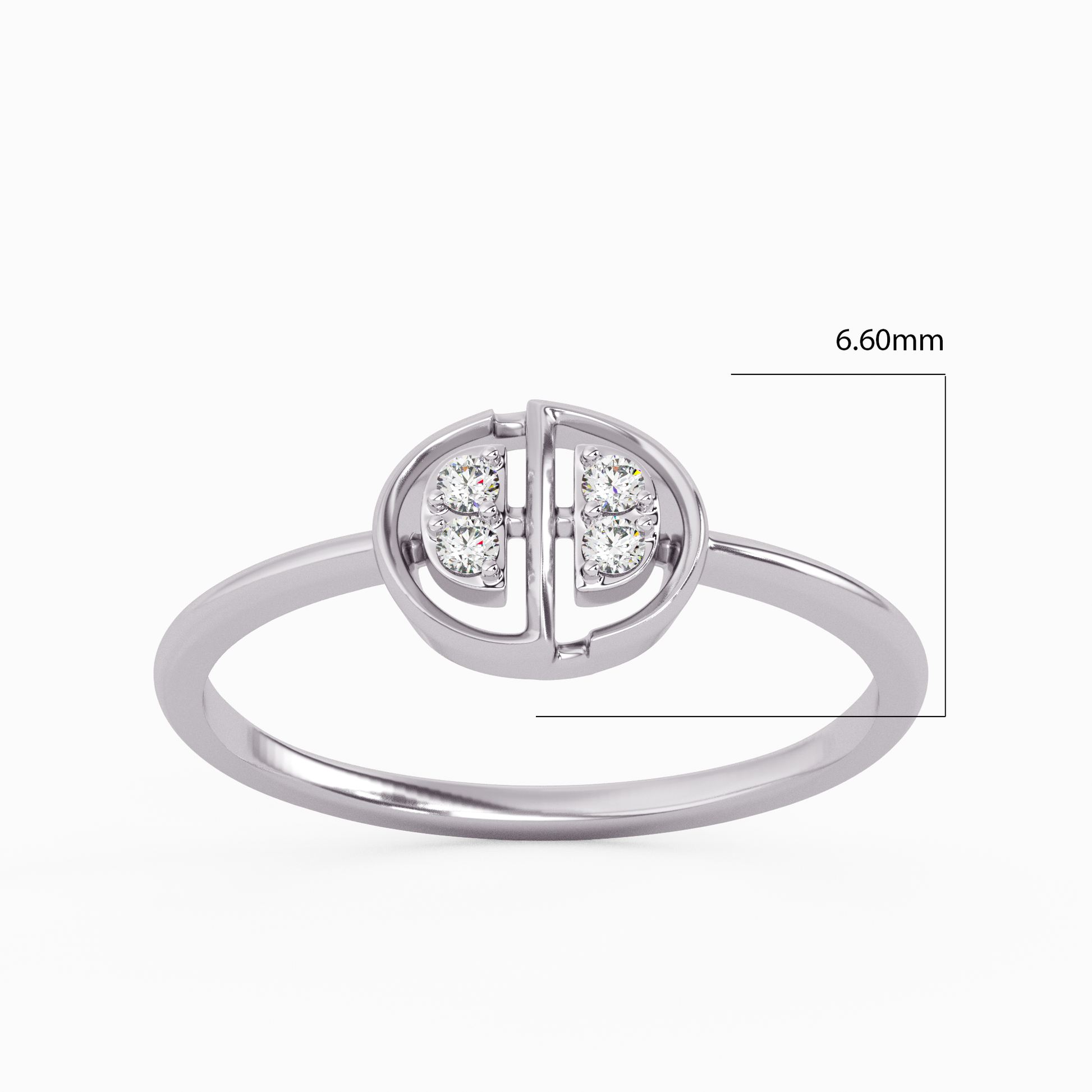 Sparkling Sentiments Gold and Diamond Ring