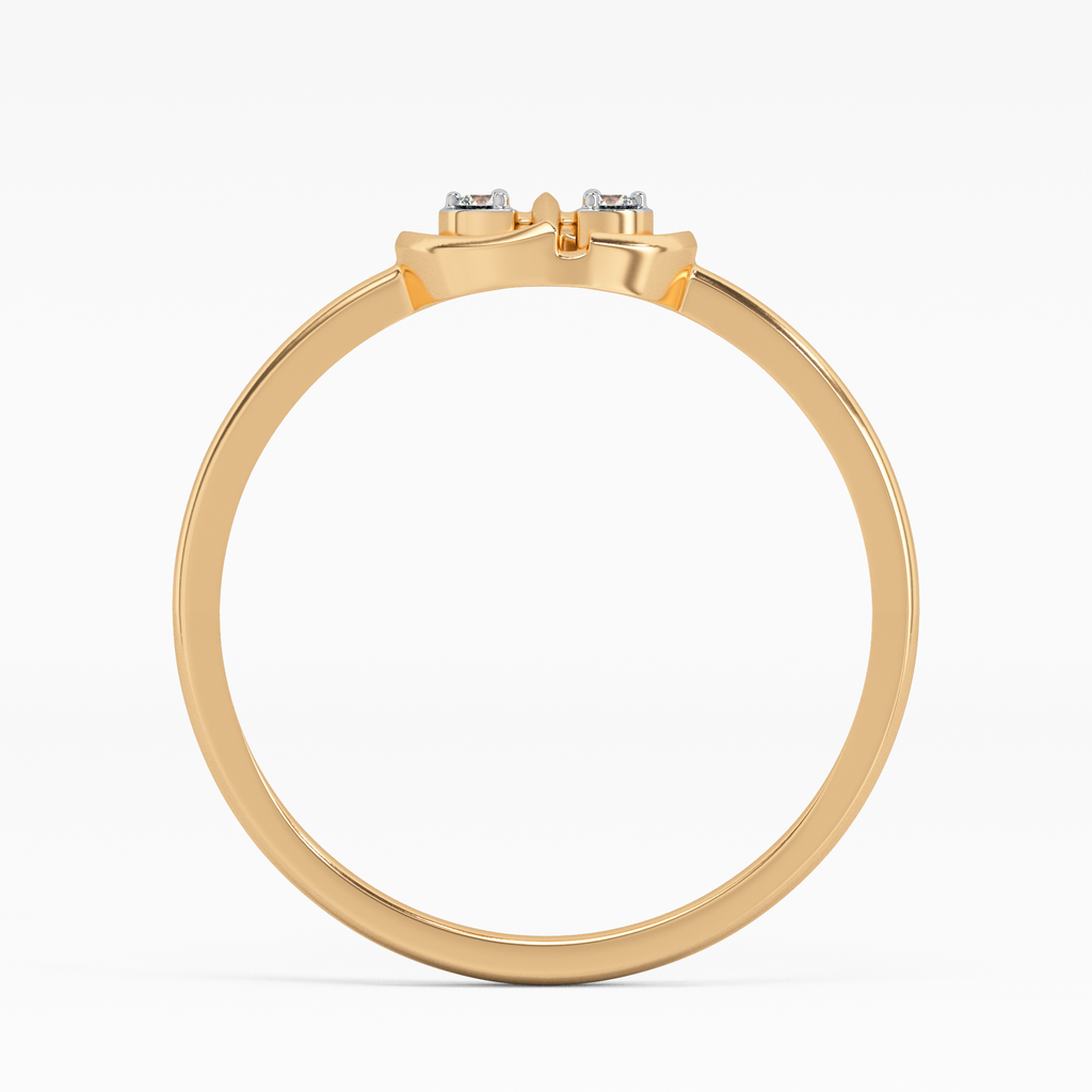 Sparkling Sentiments Gold and Diamond Ring