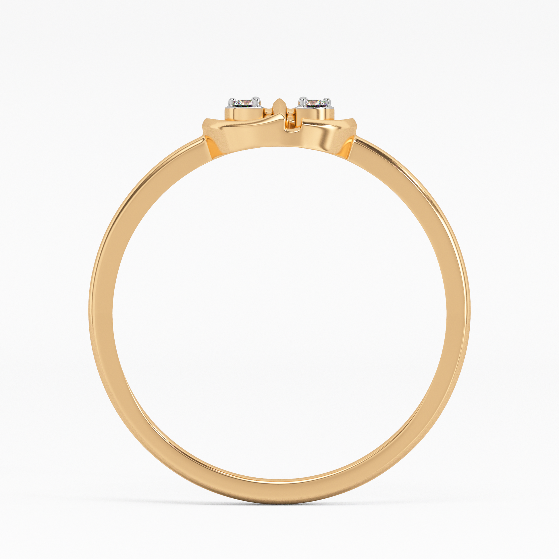 Sparkling Sentiments Gold and Diamond Ring