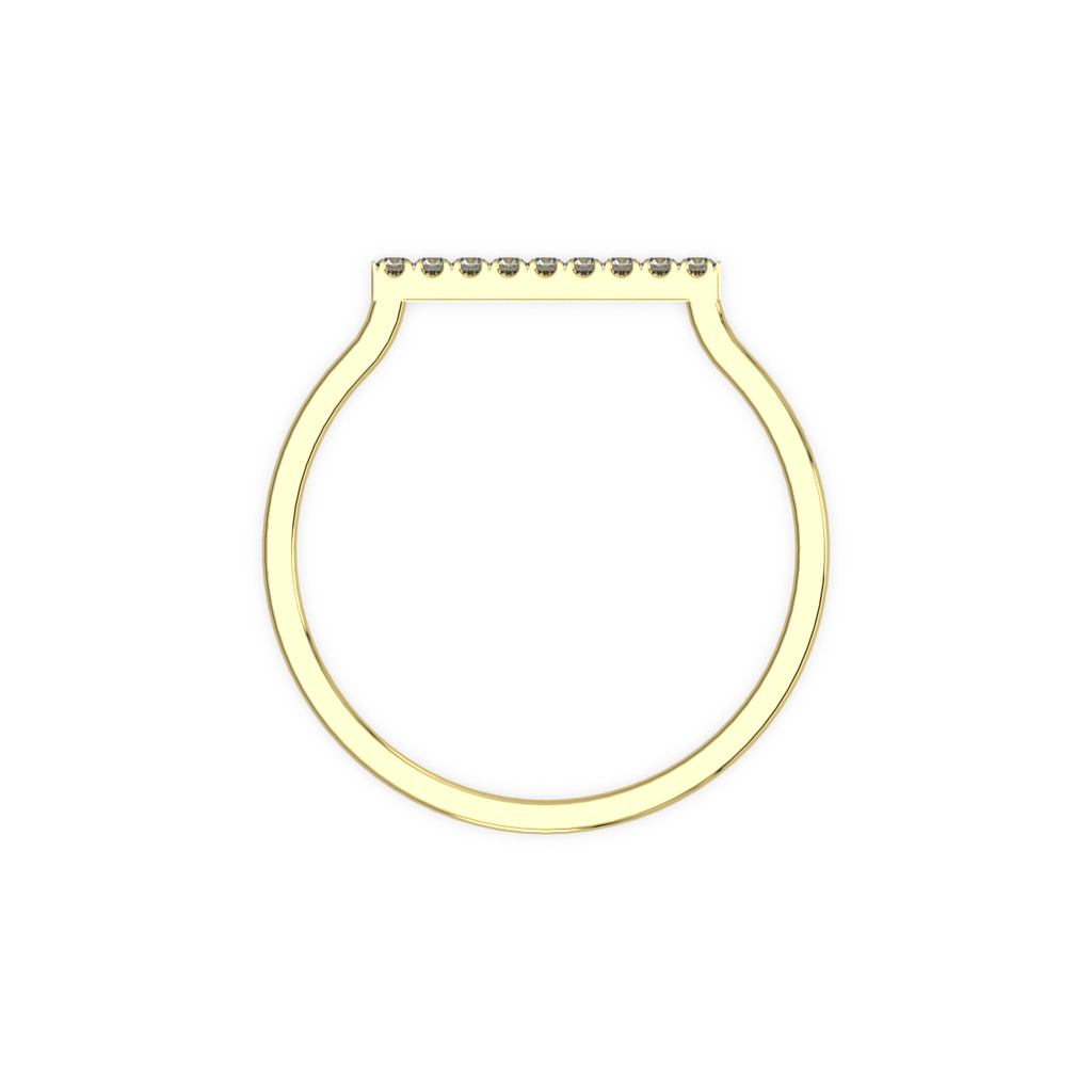 Bonds of Beauty Gold and Diamond Ring