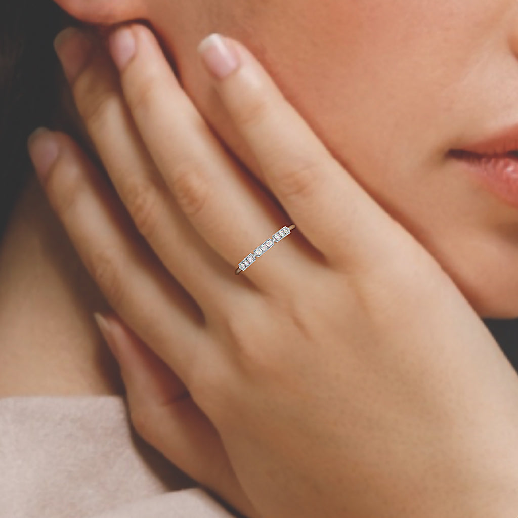 Summer Romance Gold and Diamond Ring