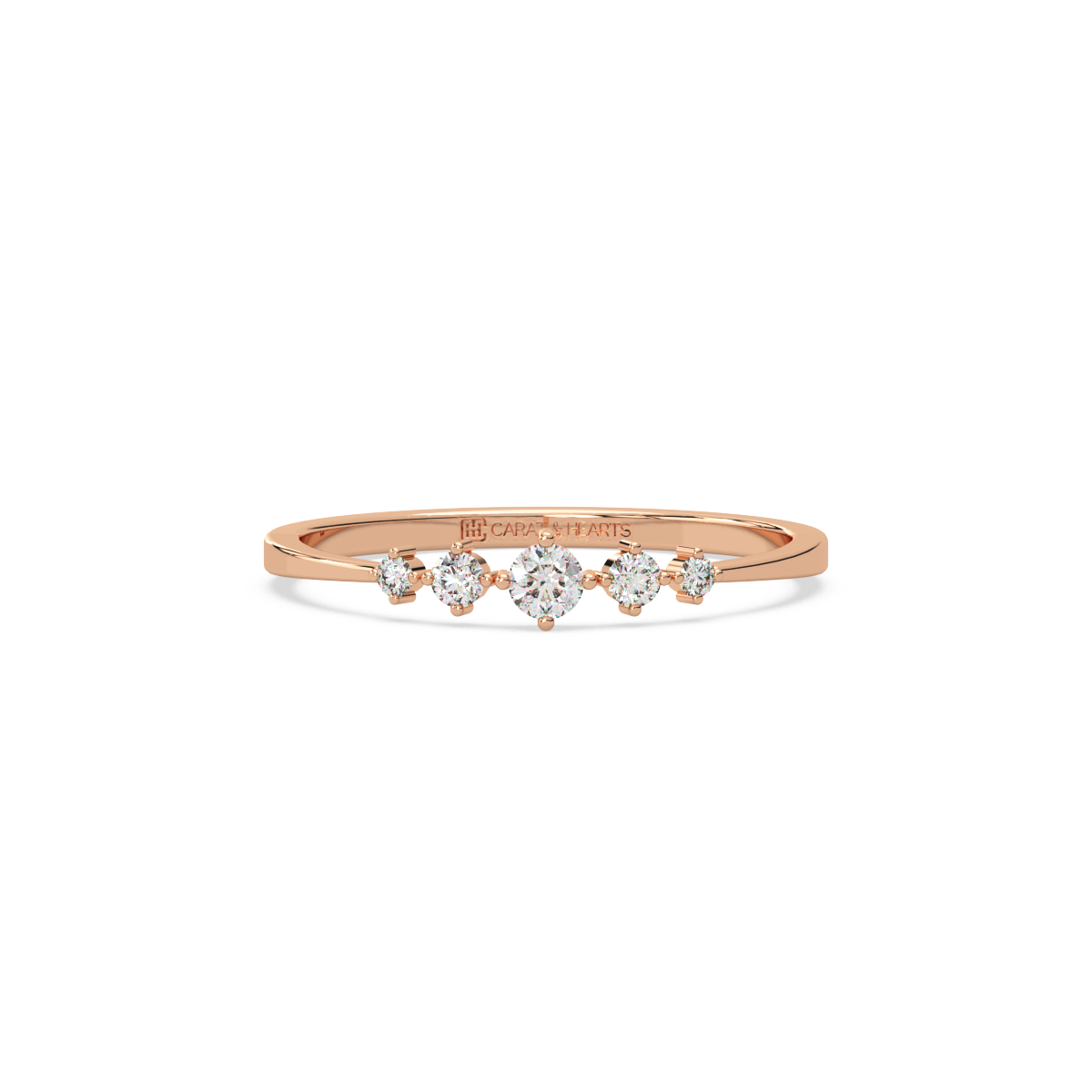 Ruler of Hearts Gold and Diamond Ring