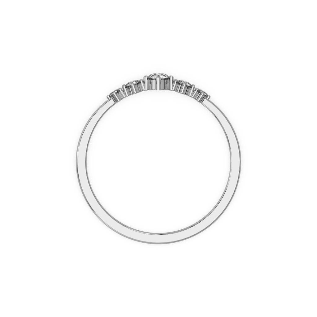 Ruler of Hearts Gold and Diamond Ring