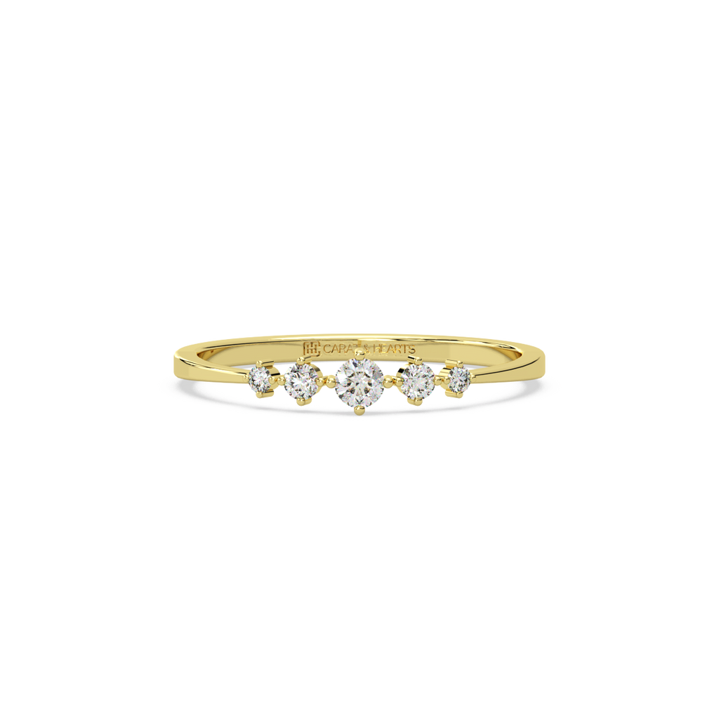 Ruler of Hearts Gold and Diamond Ring