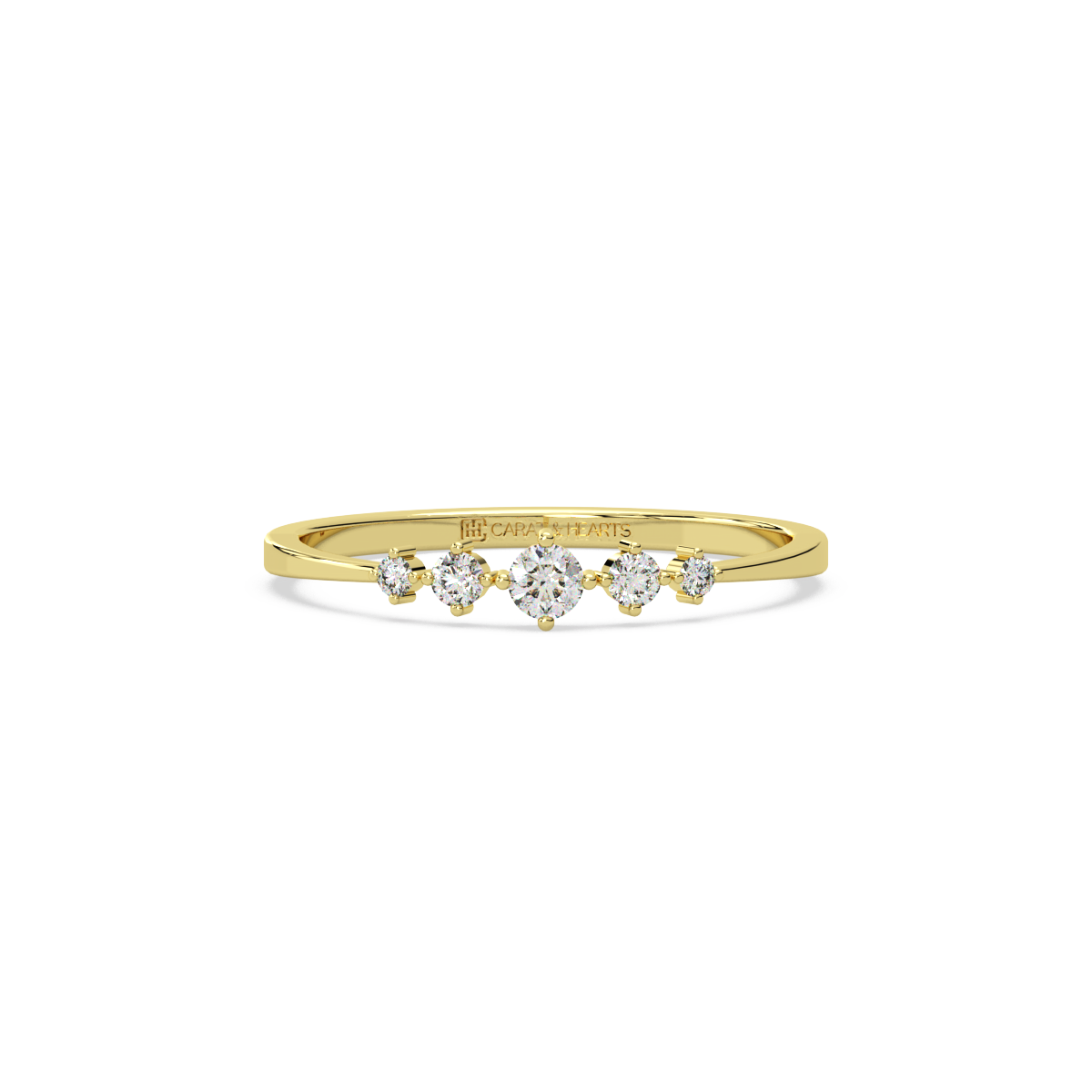 Ruler of Hearts Gold and Diamond Ring