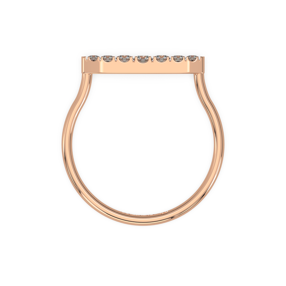 Waves of Love Gold and Diamond Ring