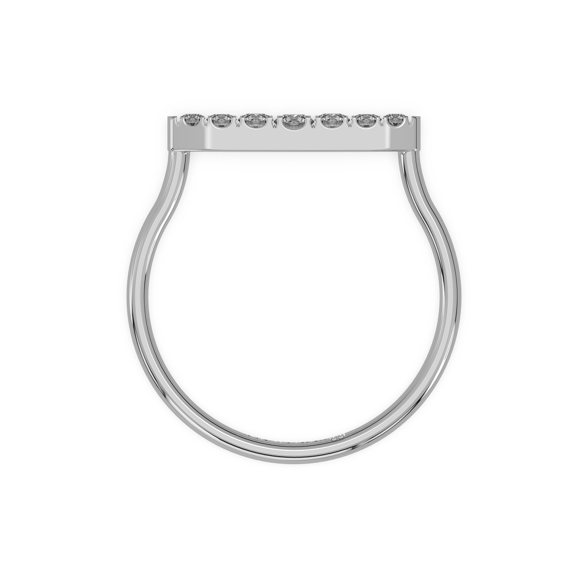 Waves of Love Gold and Diamond Ring