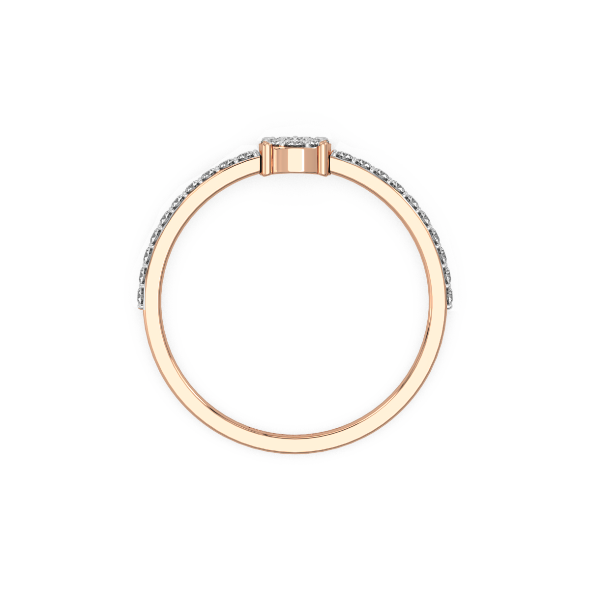 Glitzy Glam Gold and Diamond Ring