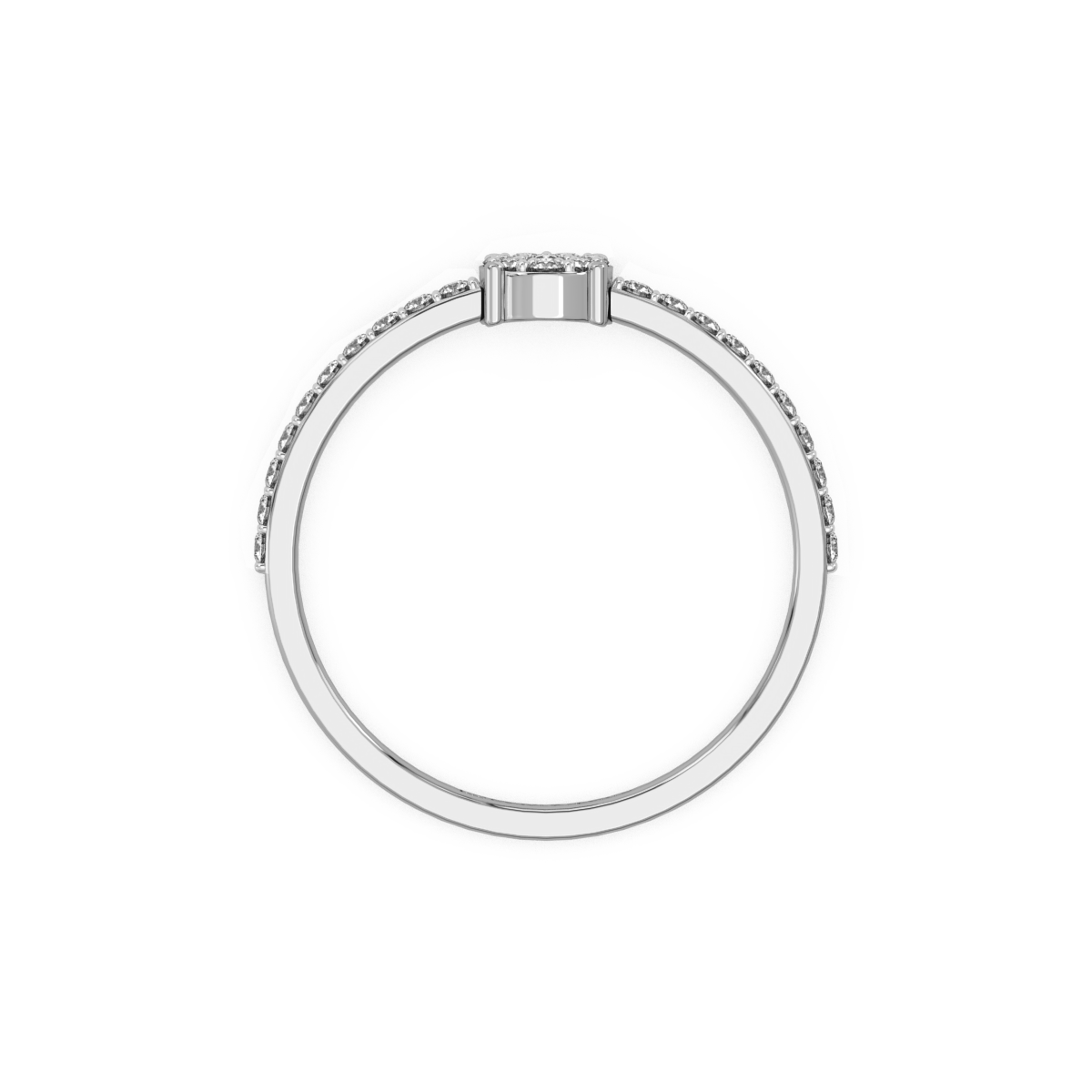 Glitzy Glam Gold and Diamond Ring