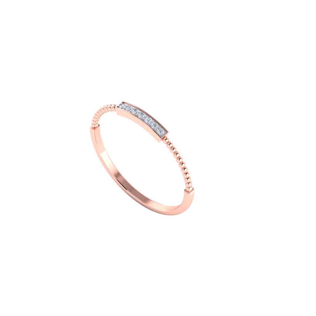 Poise and Passion Gold and Diamond Ring