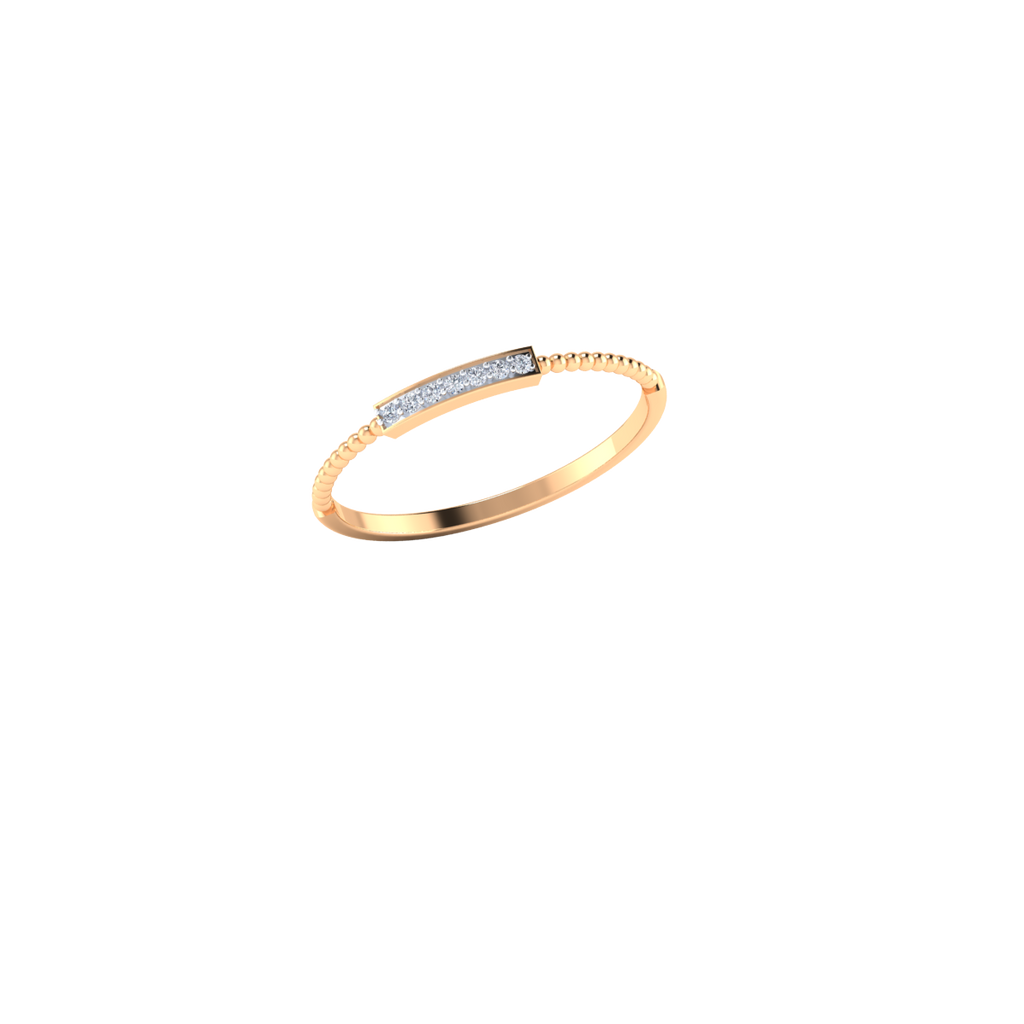 Poise and Passion Gold and Diamond Ring