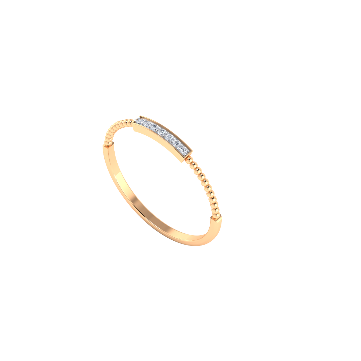 Poise and Passion Gold and Diamond Ring