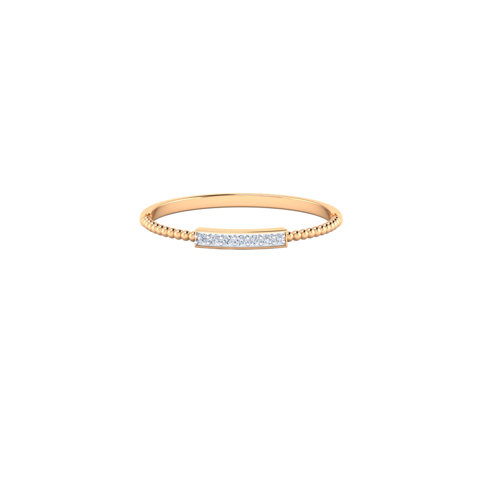 Poise and Passion Gold and Diamond Ring