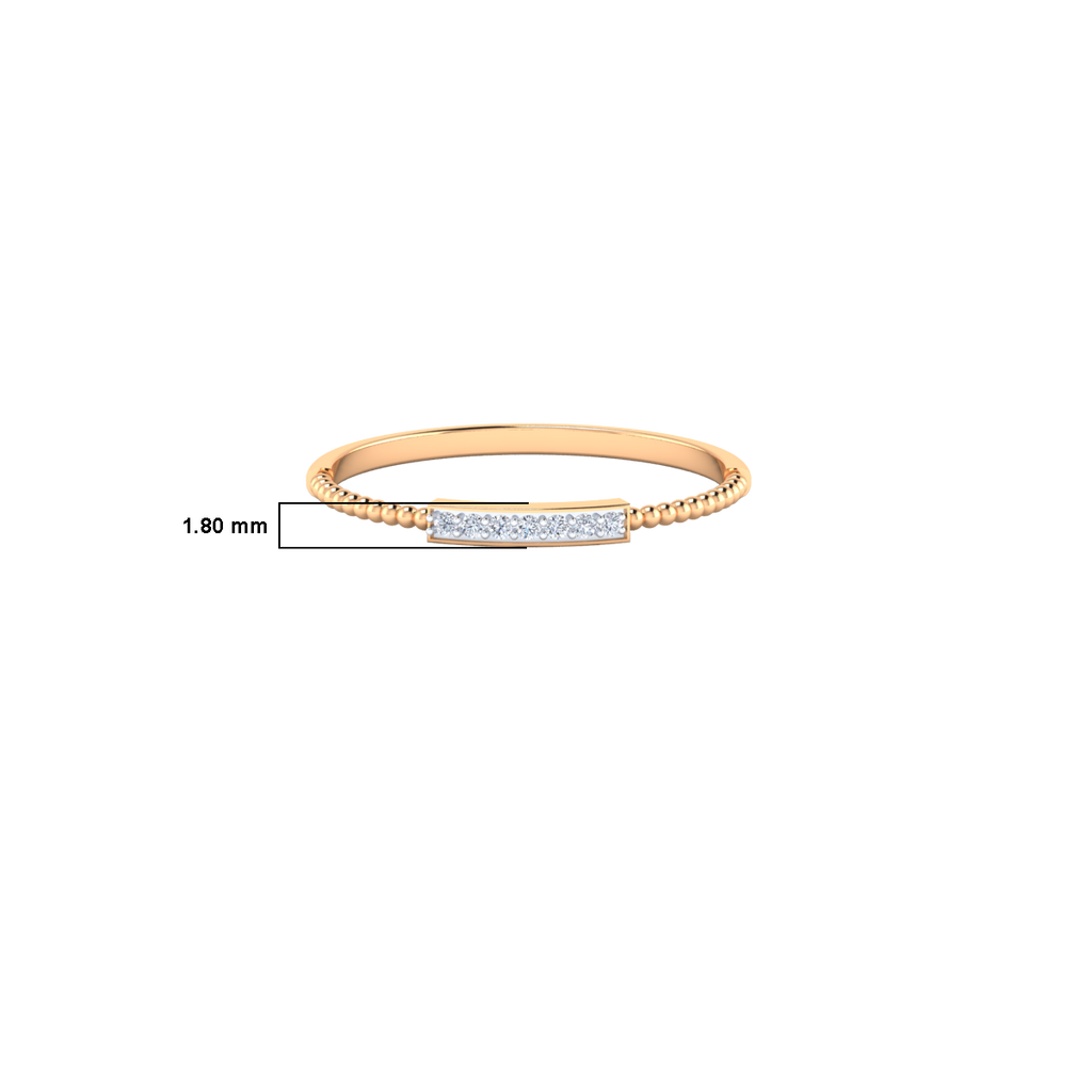 Poise and Passion Gold and Diamond Ring