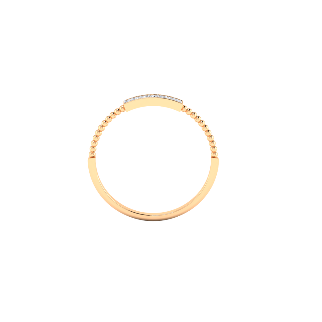 Poise and Passion Gold and Diamond Ring