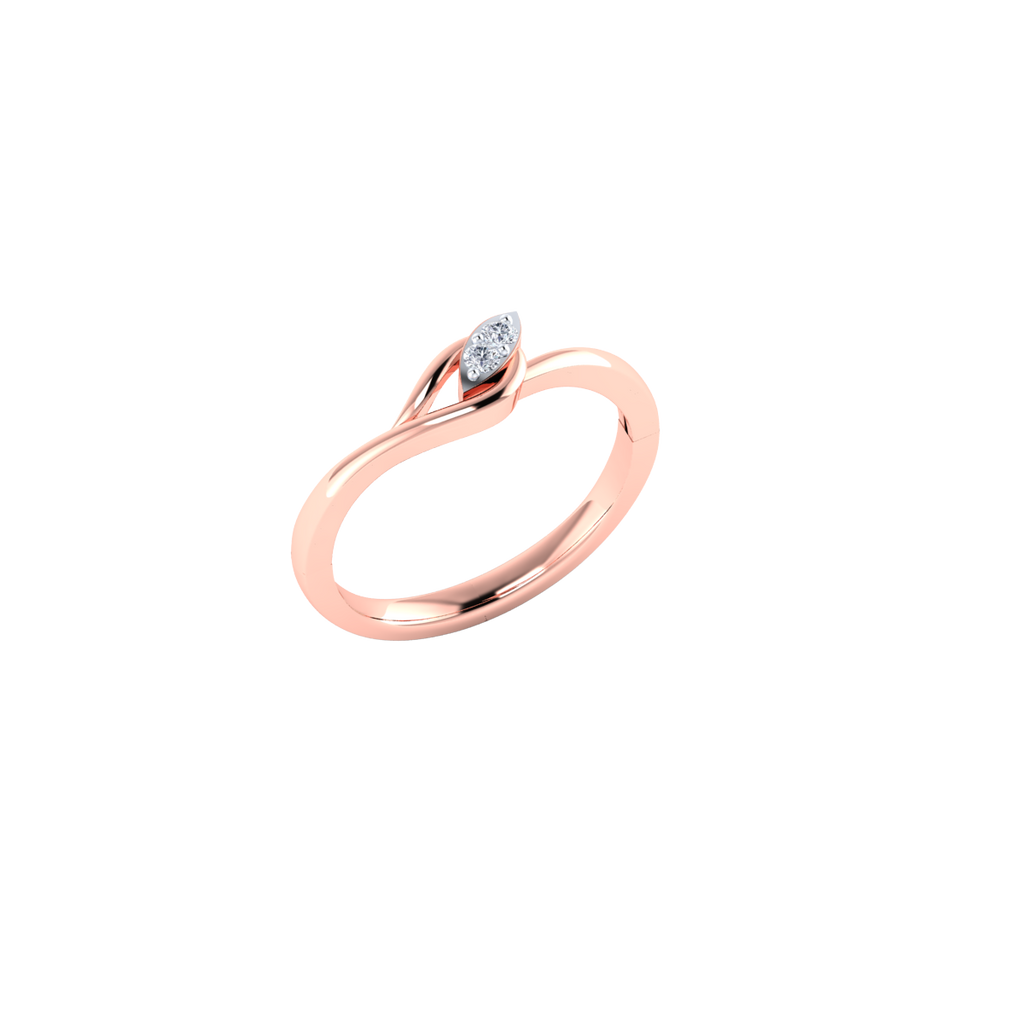 Buds of a Beginning Gold and Diamond Ring