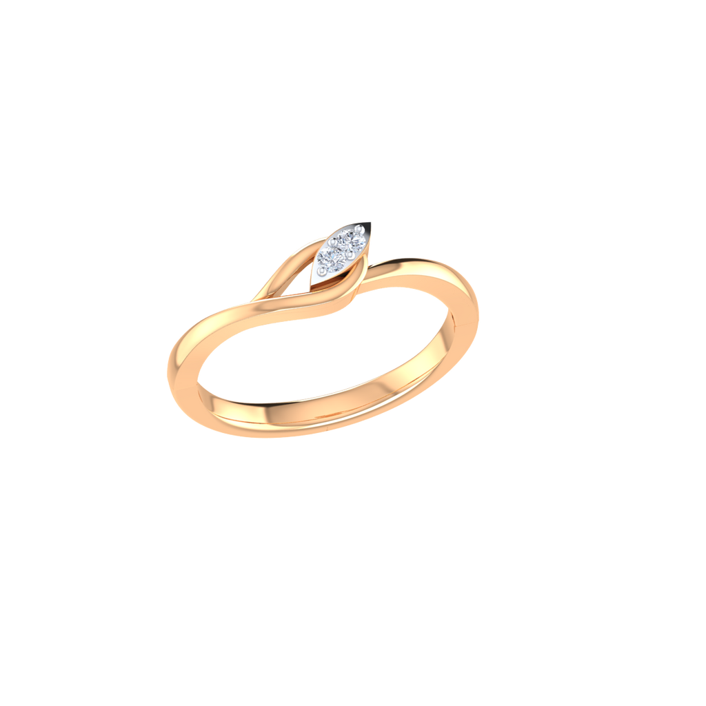 Buds of a Beginning Gold and Diamond Ring