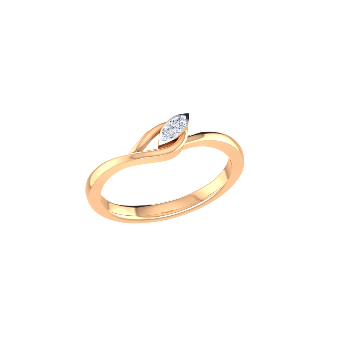 Buds of a Beginning Gold and Diamond Ring