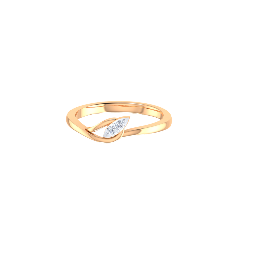 Buds of a Beginning Gold and Diamond Ring