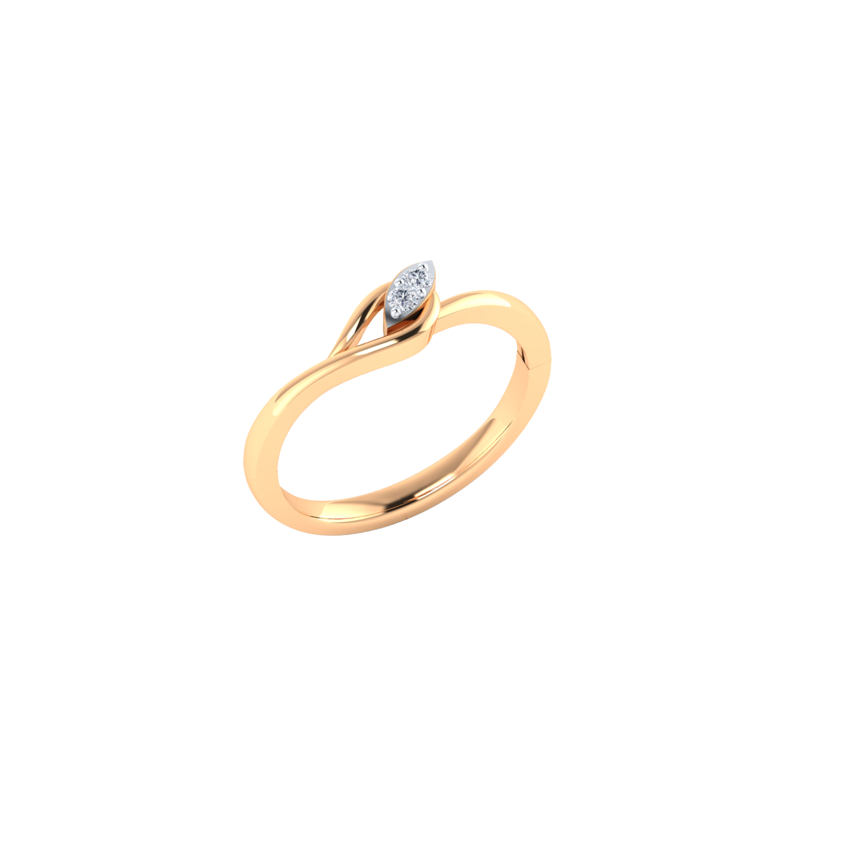 Buds of a Beginning Gold and Diamond Ring
