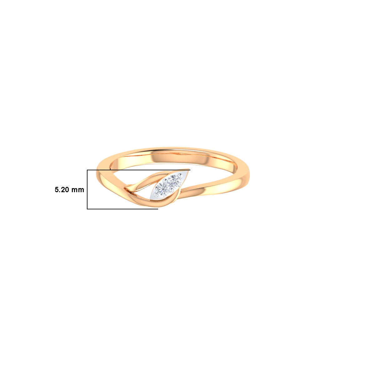 Buds of a Beginning Gold and Diamond Ring