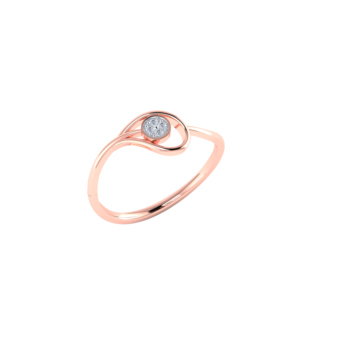 Kindness and Love Gold and Diamond Ring